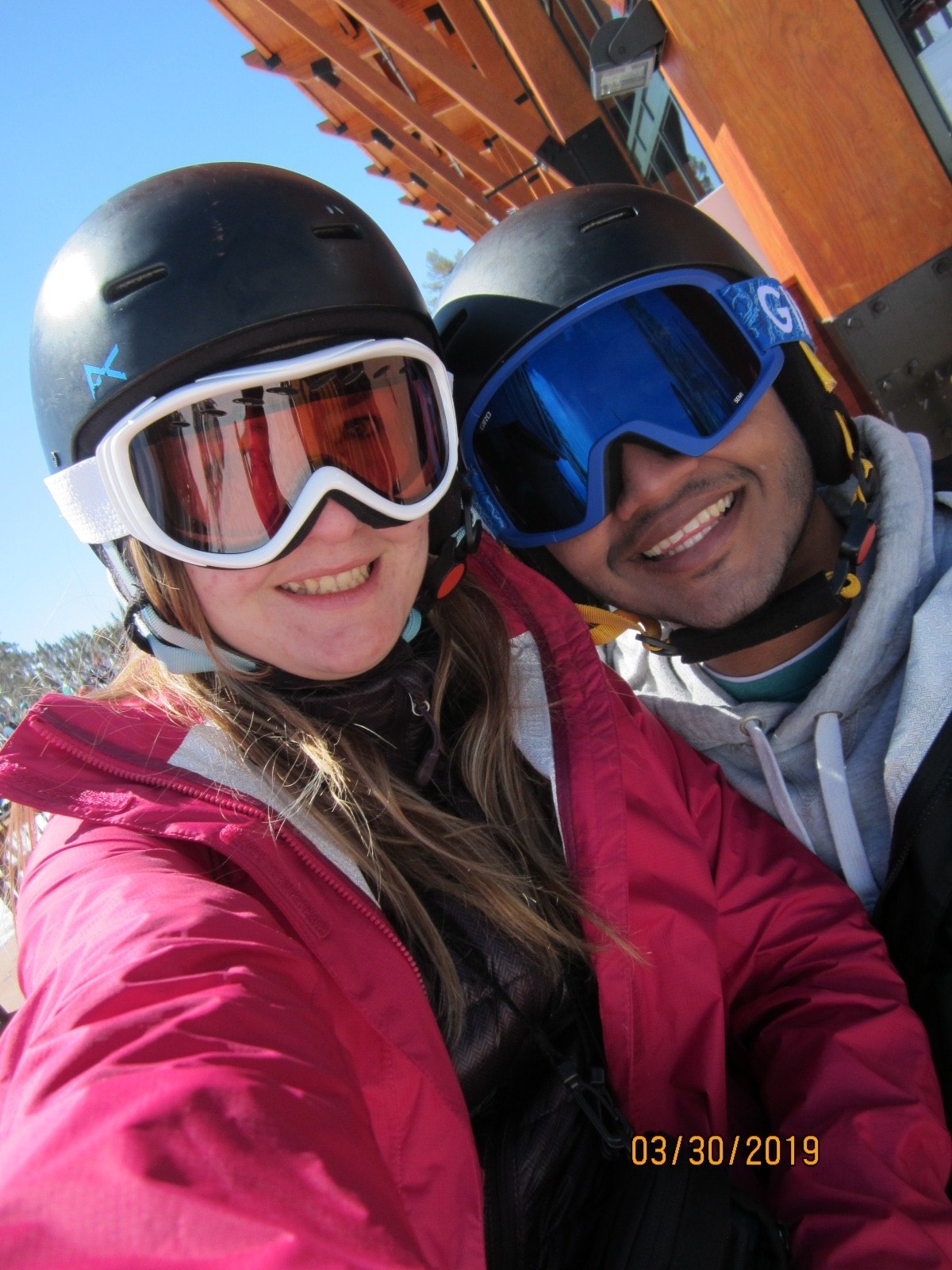 A photograph from Giselle and Abhishek’s shared memories