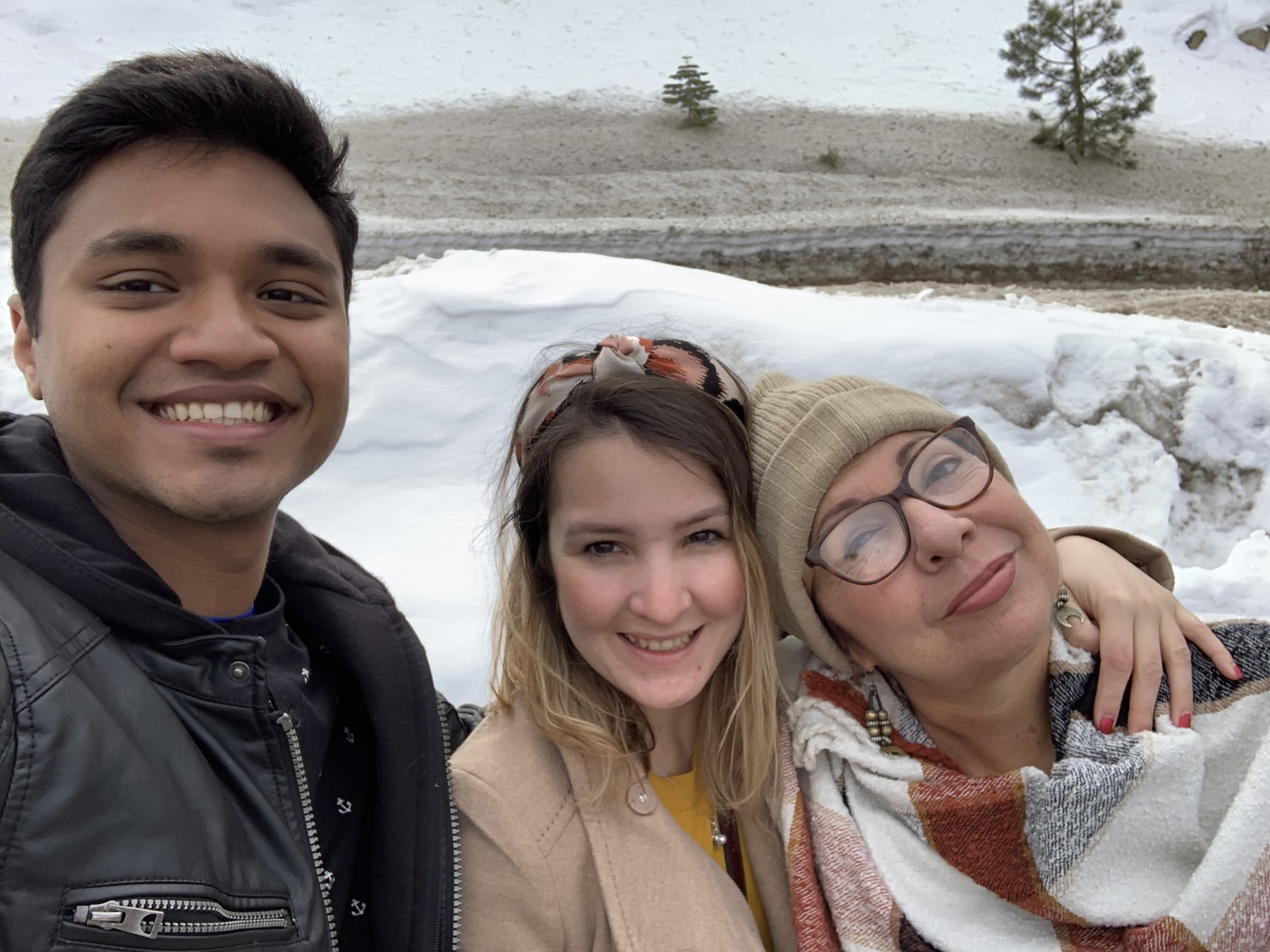 A photograph from Giselle and Abhishek’s shared memories