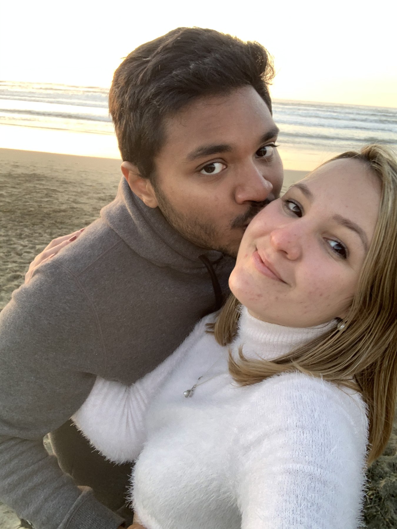 A photograph from Giselle and Abhishek’s shared memories