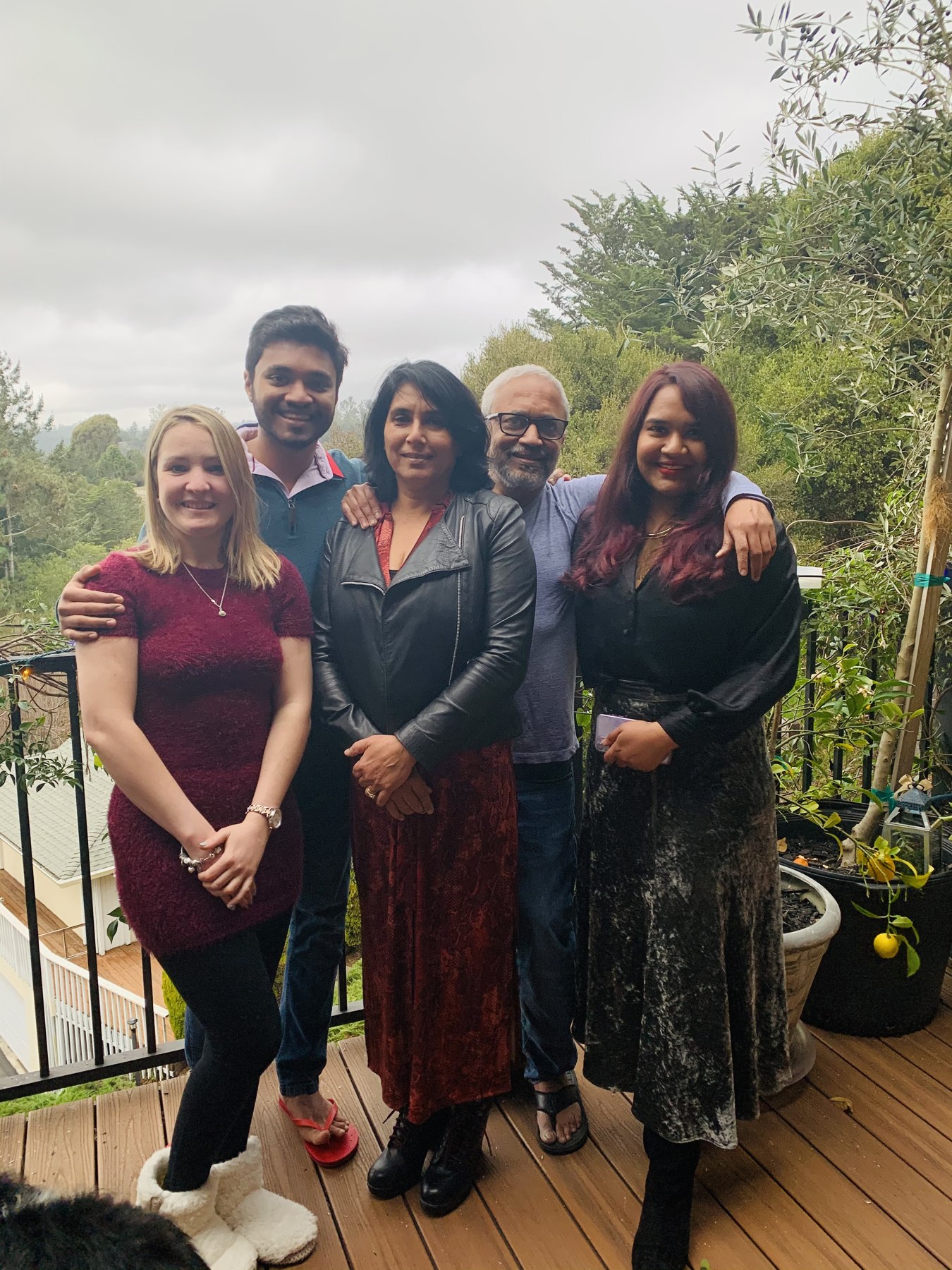 A photograph from Giselle and Abhishek’s shared memories