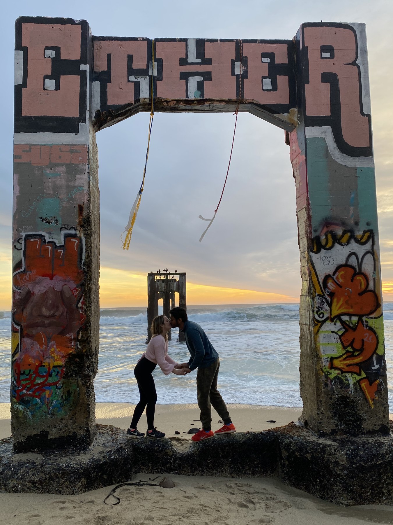 A photograph from Giselle and Abhishek’s shared memories
