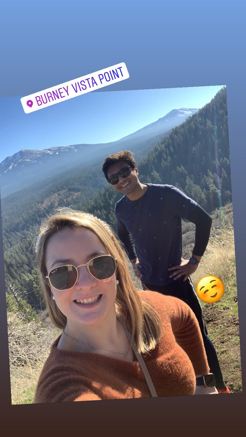 A photograph from Giselle and Abhishek’s shared memories