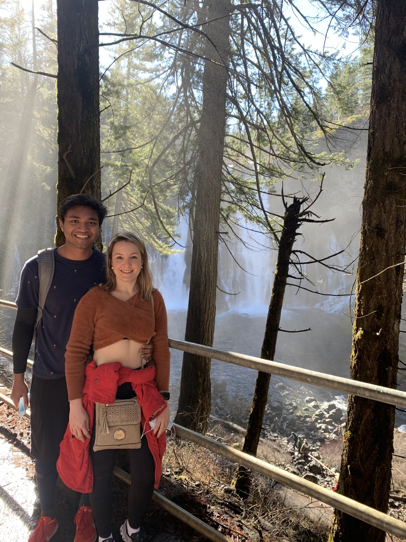 A photograph from Giselle and Abhishek’s shared memories