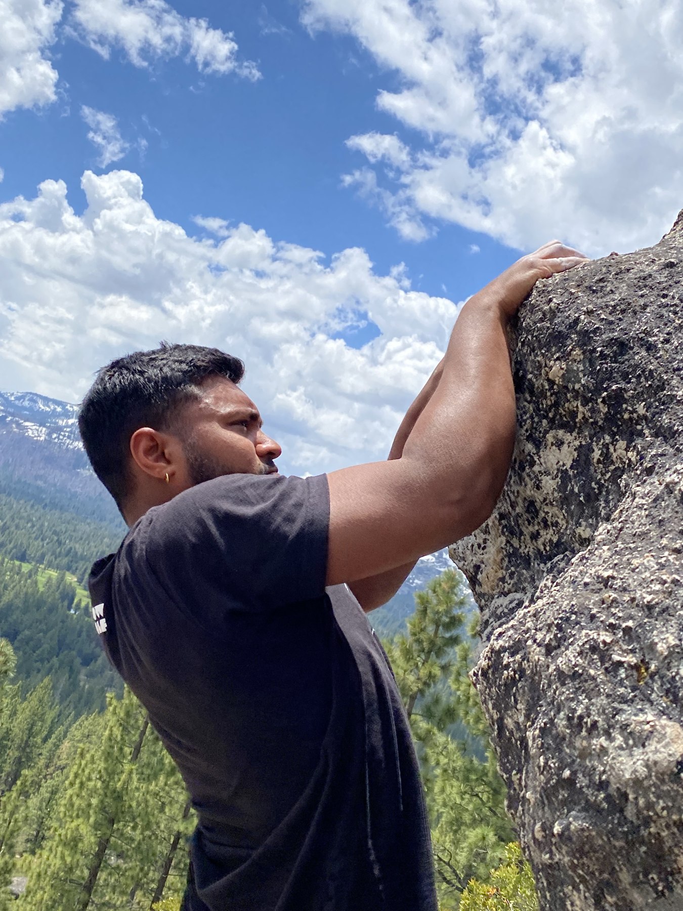 A photograph from Giselle and Abhishek’s shared memories