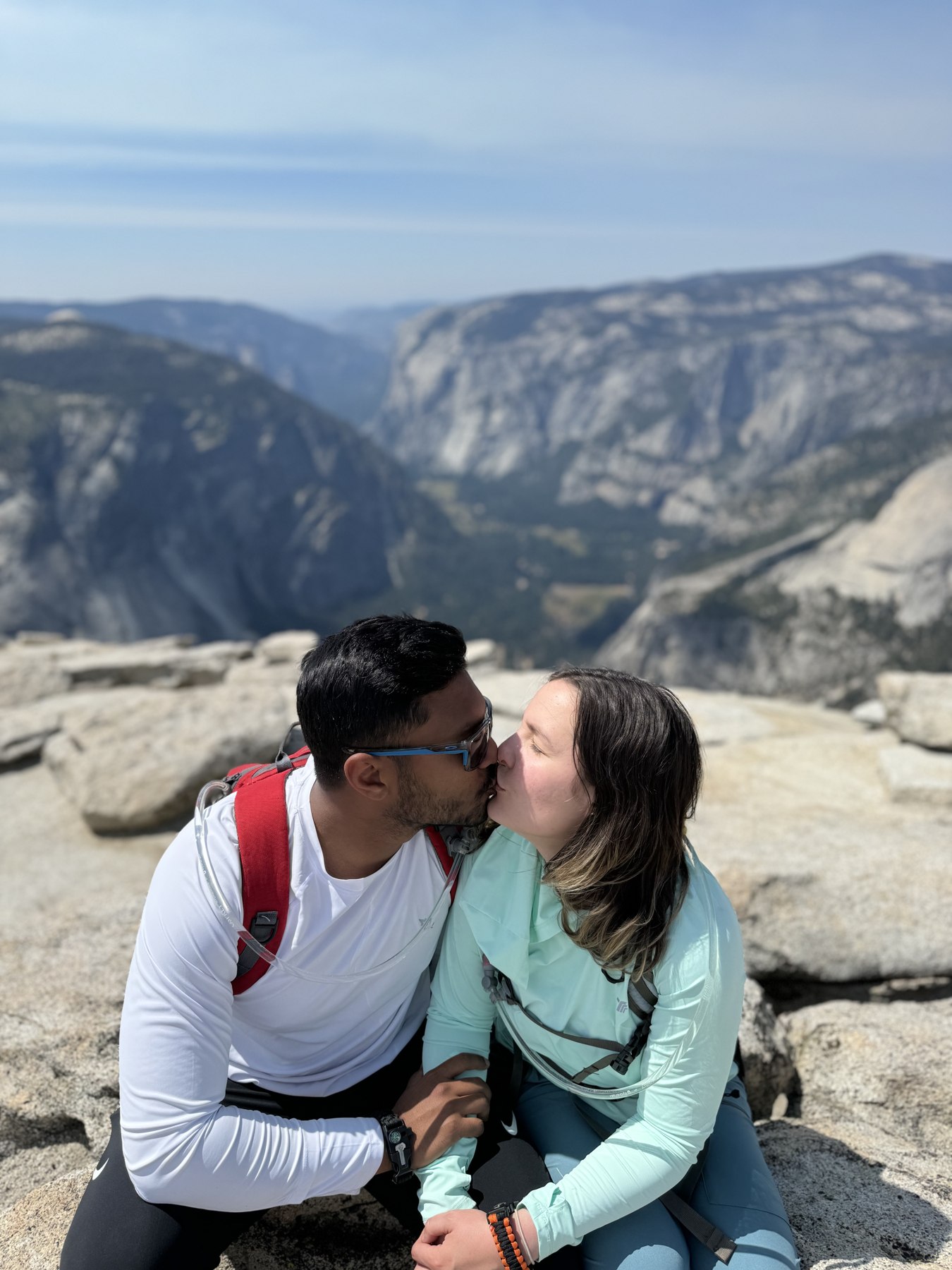 A photograph from Giselle and Abhishek’s shared memories