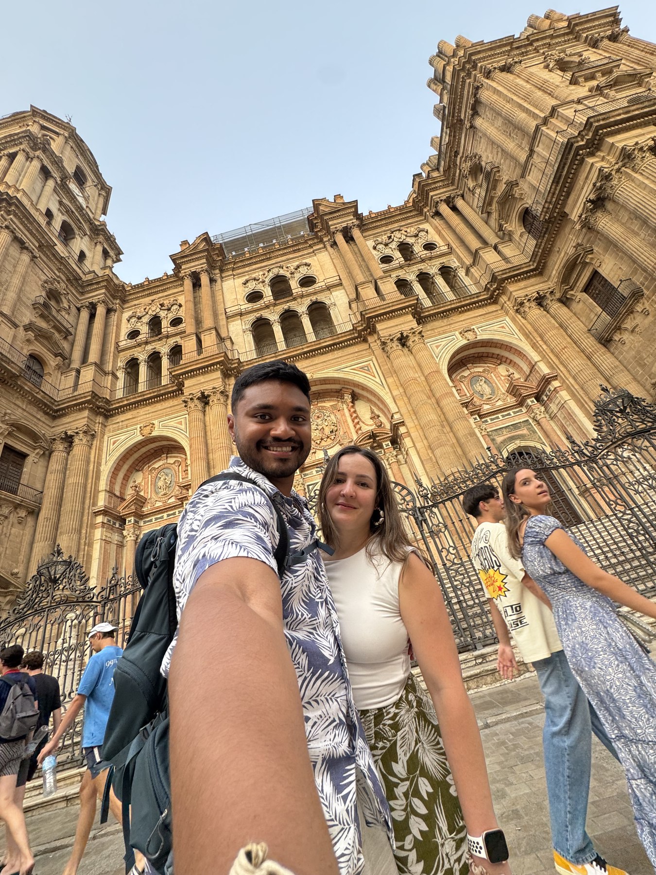 A photograph from Giselle and Abhishek’s shared memories