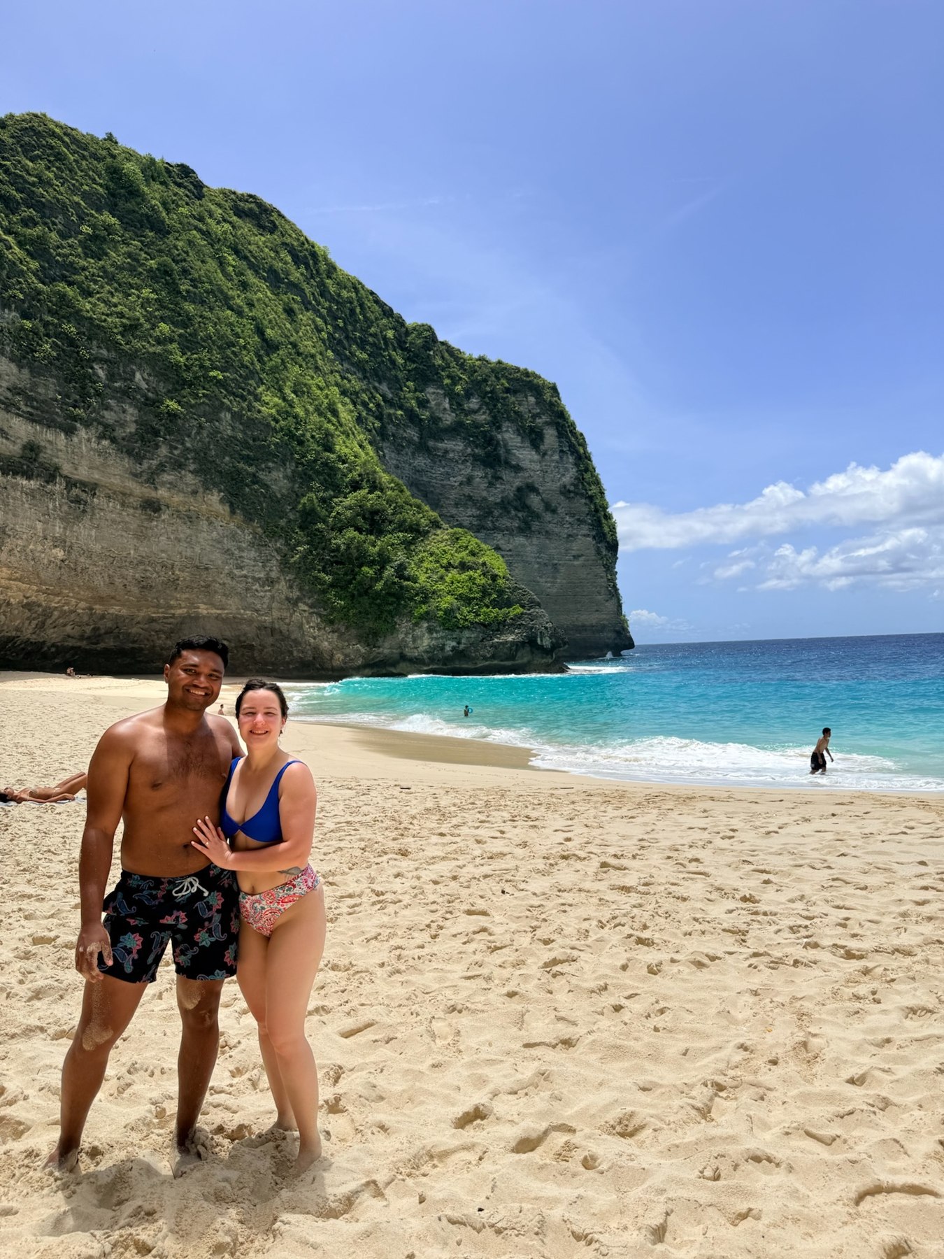A photograph from Giselle and Abhishek’s shared memories