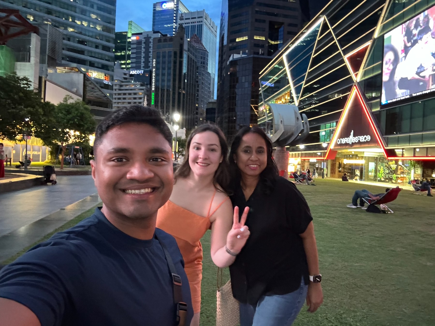 A photograph from Giselle and Abhishek’s shared memories
